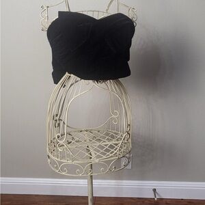 Lovers + Friends Black Crop Top